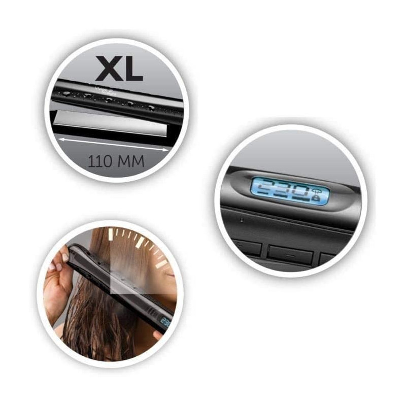 Lisseur Cheveux Remington Aqualisse Extrême Noir (S7307)