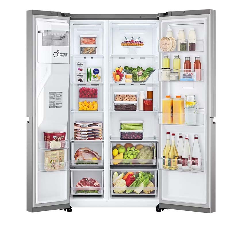 Réfrigérateur LG Side By Side 617 Litres Nofrost Inox (GC-J257SL2S)