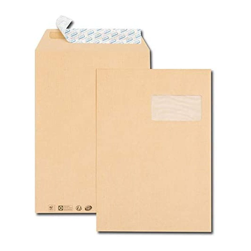 Paquet de 1000 Pochettes C4 229 x 324 Kraft 90Gr