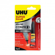 Colle Super Glue UHU Control 3g Blister