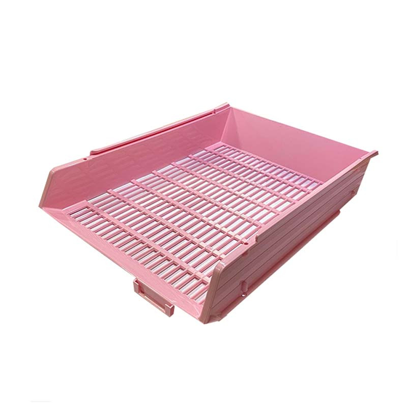 Corbeille à Courrier Ajouré FAIBO Rose Pastel