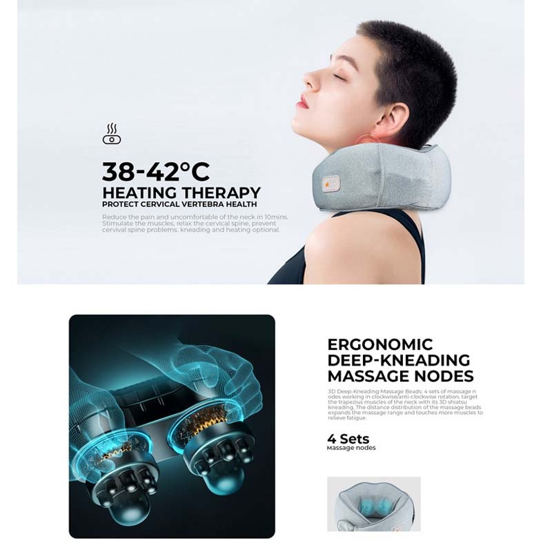 Masseur De Cou Et Epaule Avec Chaleur Havit NM1701 Chargeable