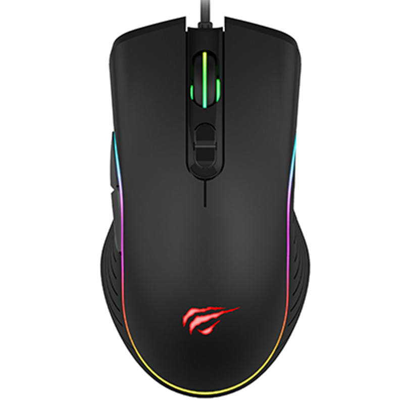 Souris Gaming Filaire Optique Havit MS1006 RGB Noir Souris Gaming Filaire Optique Havit MS1006 RGB Noir