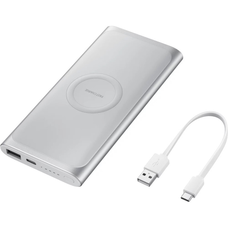 Power Bank Sans Fil Samsung 10000 mAh Argent