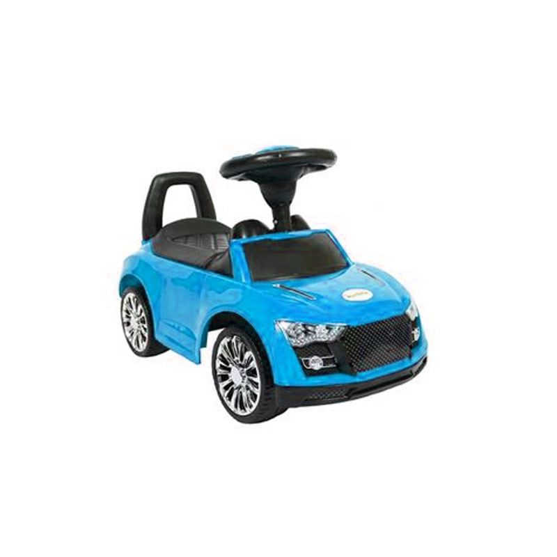 Mini Voiture Auto Poussoir Bleu