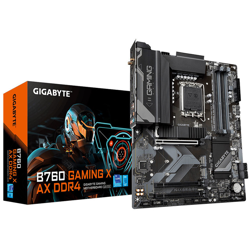 Carte Mère Gigabyte B760 Gaming X AX DDR4 LGA 1700 Carte Mère Gigabyte B760 Gaming X AX DDR4 LGA 1700