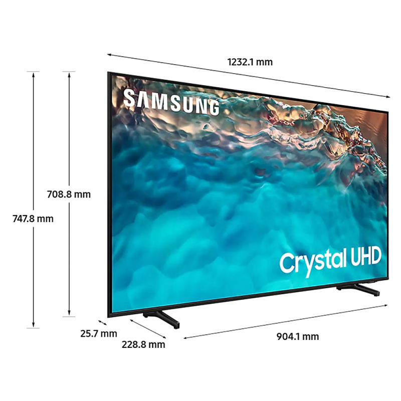 TV Samsung 55 " Smart BU8000 Crystal UHD 4K