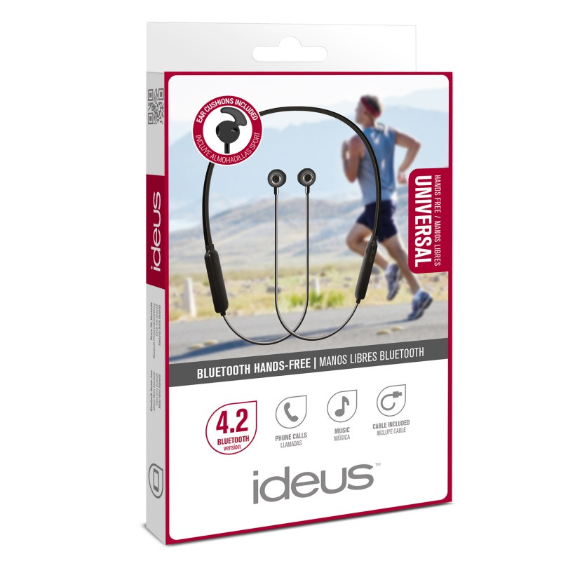 Écouteurs Intra-auriculaires Bluetooth Ideus Noir (SF205BK)
