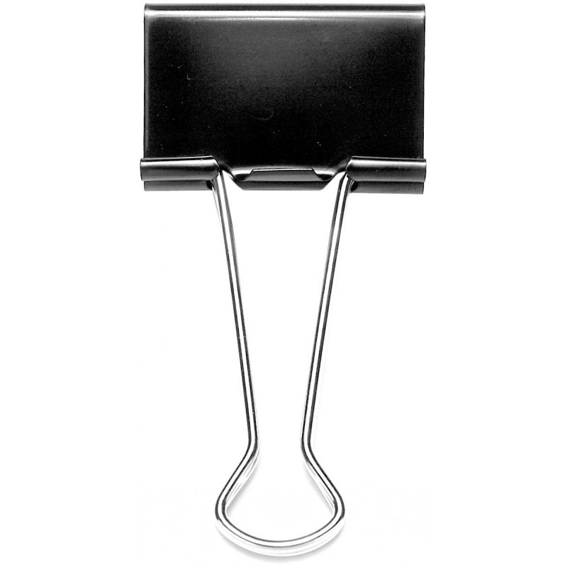 Boite De 24 Mini Pinces Faibo 32 mm Noir