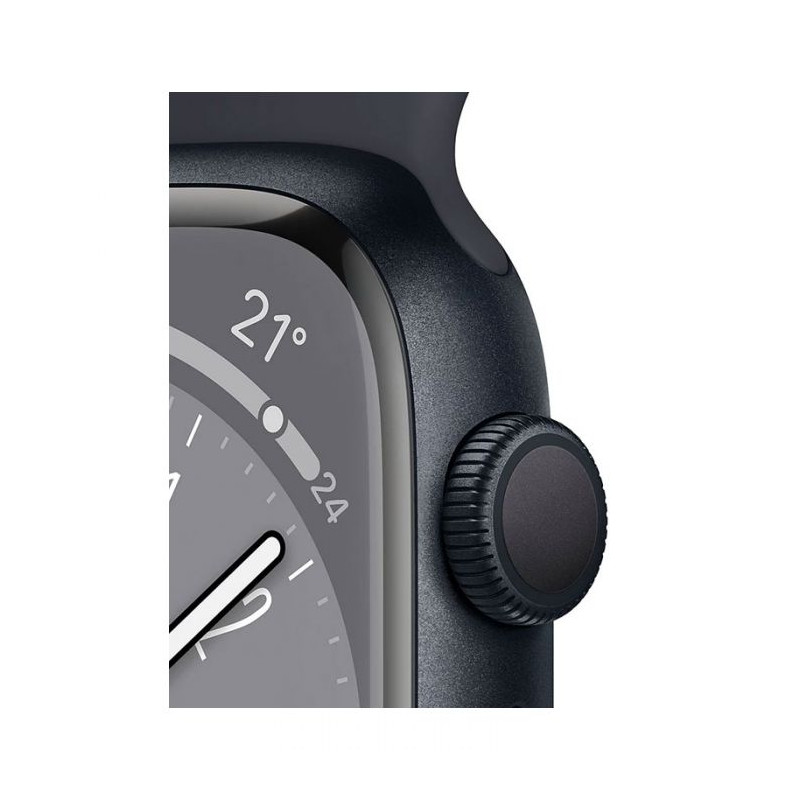 Montre Connectée Apple Watch Séries 8 GPS 45mm Midnight Aluminium