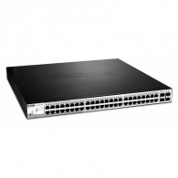 Smart Switch Montable 48 Ports POE Gigabyte + 4 Ports Combo SFP