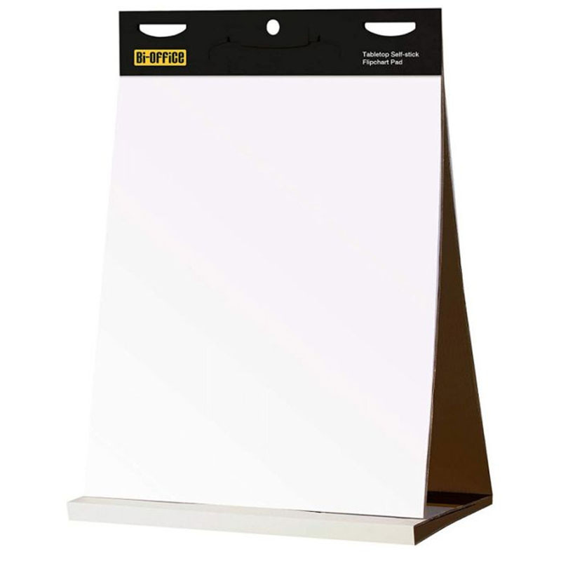 Recharge Papier Bi-Office Pour Tableau 40 Feuilles 55g/m² Blanc