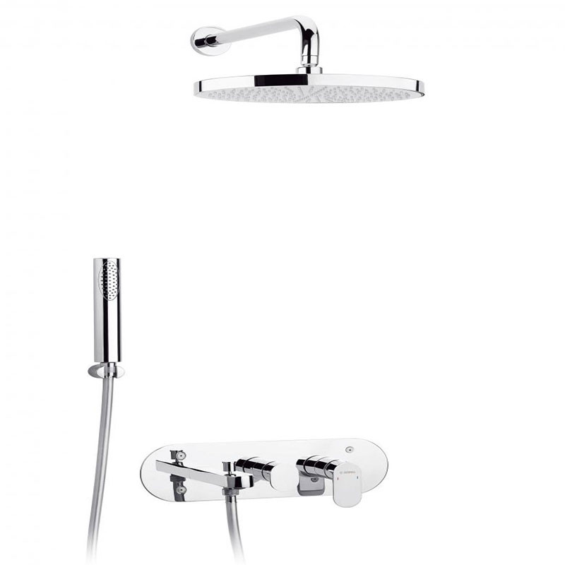 Mitigeur De Bain-Douche 3 Sortie Sfax Sopal Silver (06CHA04) Mitigeur De Bain-Douche 3 Sortie Sfax Sopal Silver (06CHA04)