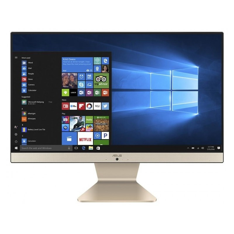 Pc de Bureau All In One Asus Intel Pentium Silver J5040 256Go Noir (V222GAK-BA049W)
