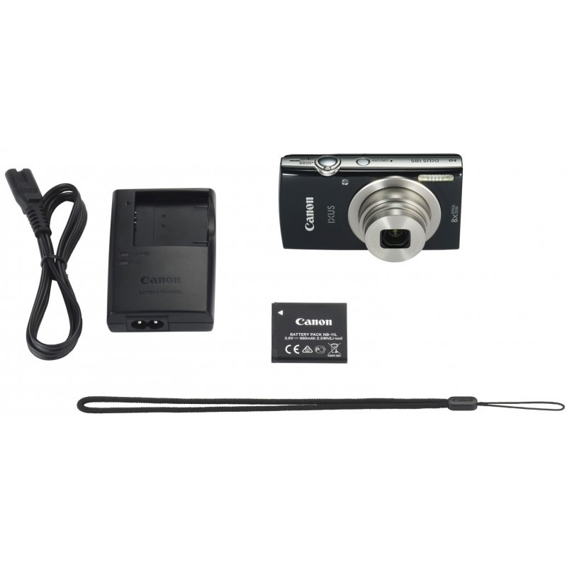 Appareil Photo Canon IXUS 185 20 MP Noir