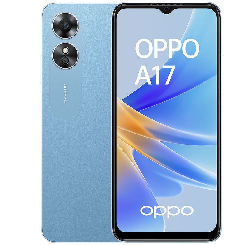 Smartphone Oppo A17 4Go 64Go Bleu