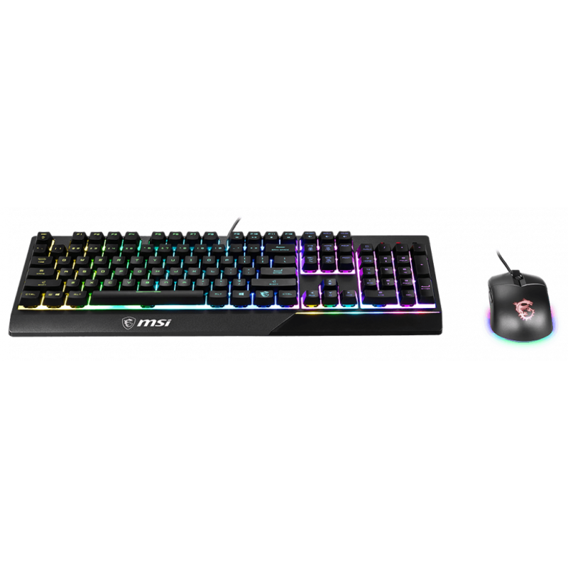 Ensemble Clavier Souris Gamer MSI Vigor GK30 + Clutch GM11