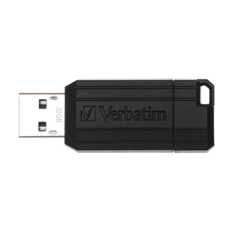 Clé USB Verbatim PinStripe USB 2.0 32 Go Noir