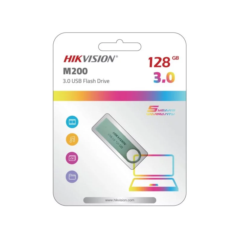 Clé USB Hikvision M200 USB 3.0 128 Go Silver