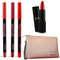Pack Arvea : 3 x Delight Lip Liner + Rouge a Levres So Mat R2 + Pochette Rosado Pack Arvea : 3 x Delight Lip Liner + Rouge a Levres So Mat R2 + Pochette Rosado