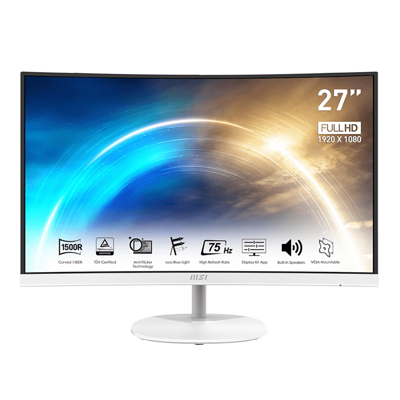 Ecran Gaming MSI Pro MP241CAW 27'' WQHD 75 Hz Blanc Ecran Gaming MSI Pro MP241CAW 27'' WQHD 75 Hz Blanc