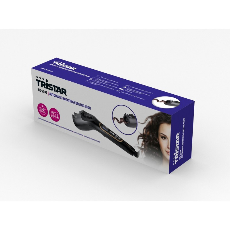 Fer à Boucler Automatique Tristar 20 W Noir HD-2399