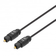 Câble Audio Numérique Toslink Manhattan S/PDIF mâle 3M Noir Câble Audio Numérique Toslink Manhattan S/PDIF mâle 3M Noir