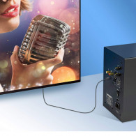 Câble Audio Numérique Toslink Manhattan S/PDIF mâle 3M Noir Câble Audio Numérique Toslink Manhattan S/PDIF mâle 3M Noir