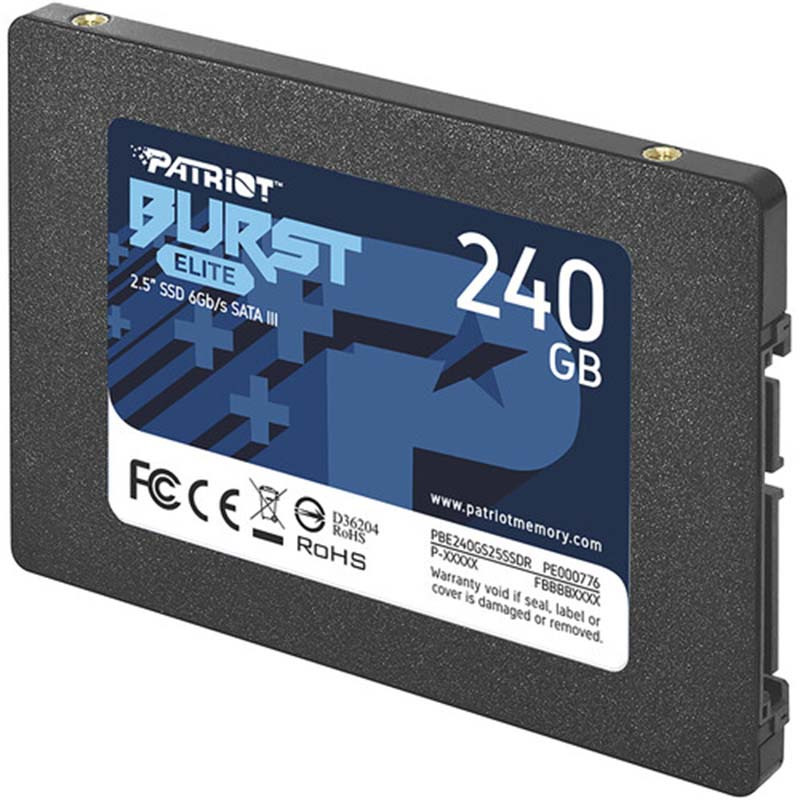 Disque Dur Interne Patriot PBE240GS25SSDR SSD 240Go 2.5"