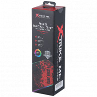 Tapis de souris Gaming Xtrike Me MP602 RGB Noir