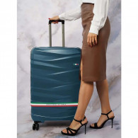Valise Incassable Moyen Modèle Bleu Pétrole