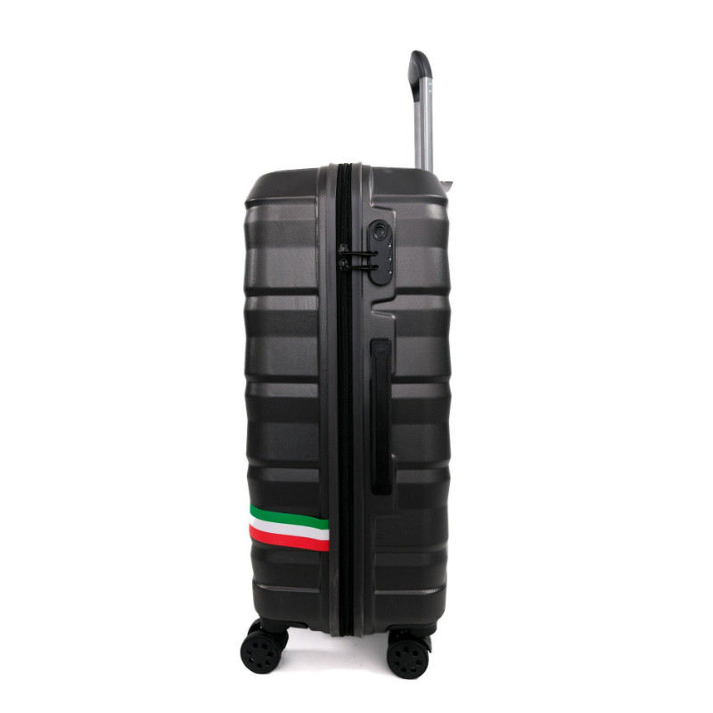 Valise Incassable Italy Moyen Modèle Noir