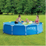 Petite Piscine Intex Metal Frame Ronde 3,05 x 0,76 m Petite Piscine Intex Metal Frame Ronde 3,05 x 0,76 m