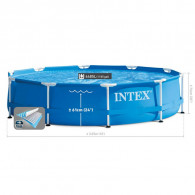 Petite Piscine Intex Metal Frame Ronde 3,05 x 0,76 m - Bleu