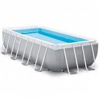 Piscine Intex Métal Frame Rectangulaire 4 x 2 x 1 m - Gris