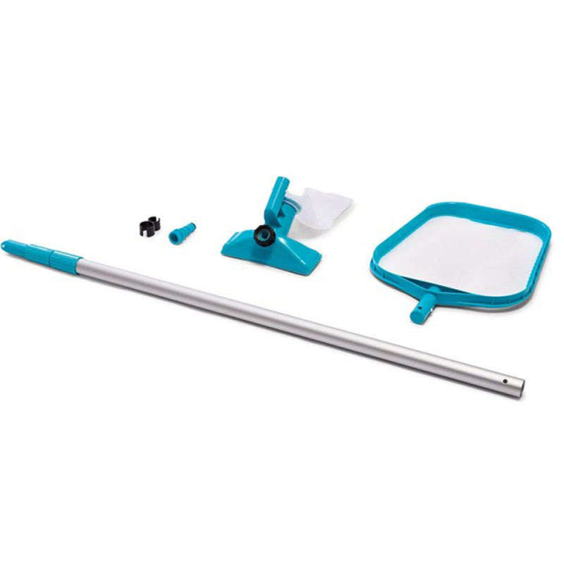 Kit d'Entretien De Piscines Intex Epuisette + Balai - Blanc