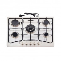 Plaque De Cuisson Galaxy Naturel SILVER-5300F 5 Feux 90 cm  - Inox