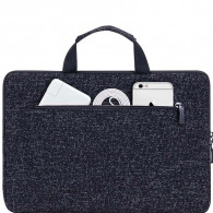 Housse Rivacase 7913 Pour Ordinateur Portable 13.3-14" Avec Poignées - Noir
