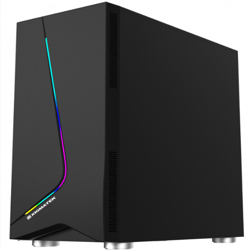 Boitier Gaming XIGMATEK Eros Moyen Tour 1 Ventilateur RGB-Noir