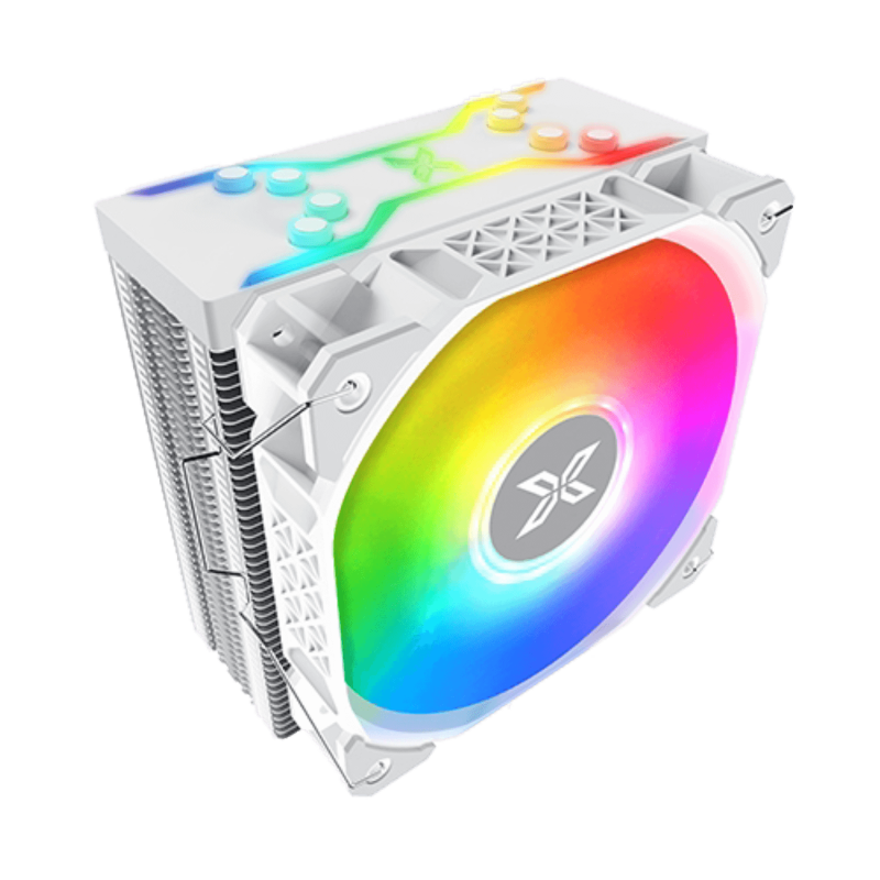 Ventilateur De Processeur Xigmatek Air Killer Pro LED ARGB PWM 120mm Blanc