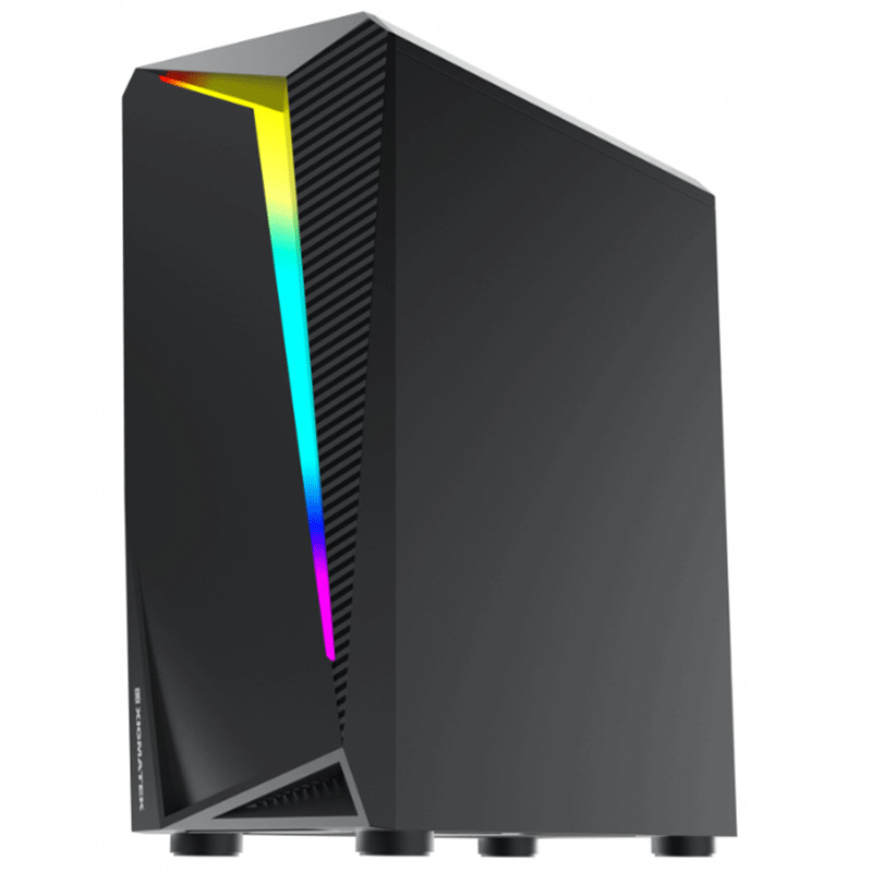 Boitier Gaming XIGMATEK Vortex Moyen Tour 1 Ventilateur RGB-Noir