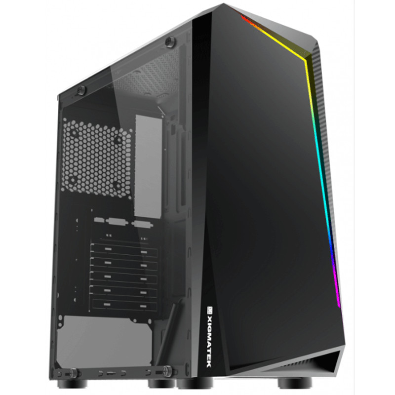 Boitier Gaming XIGMATEK Vortex Moyen Tour 1 Ventilateur RGB-Noir