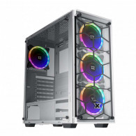 Boîtier Xigmatek Gaming Venom X Arctic Tempered Glas ARGB - Blanc Boîtier Xigmatek Gaming Venom X Arctic Tempered Glas ARGB - Blanc
