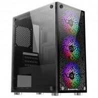 Boitier Gaming Xigmatek NYX-3F EN45822 RGB-Blanc