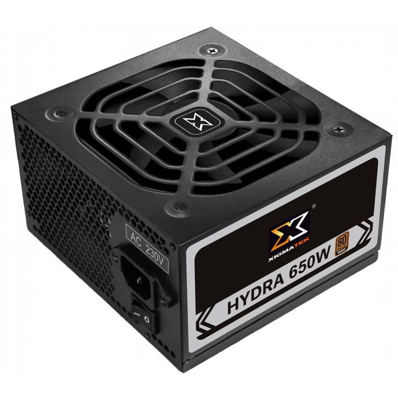 Bloc D'Alimentation Xigmatek EN44184 Hydra 650 W 80 Plus Bronze - Noir