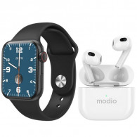 Montre Connectée Modio M Plus & TWS Earbuds - Noir Montre Connectée Modio M Plus & TWS Earbuds - Noir
