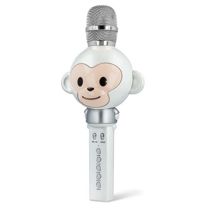 Microphone Bluetooth Forever AMS-100 Sweet Animal Avec Haut-parleur - Blanc