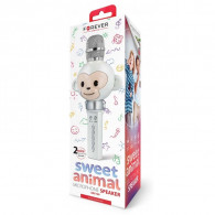 Microphone Bluetooth Forever AMS-100 Sweet Animal Avec Haut-parleur - Blanc