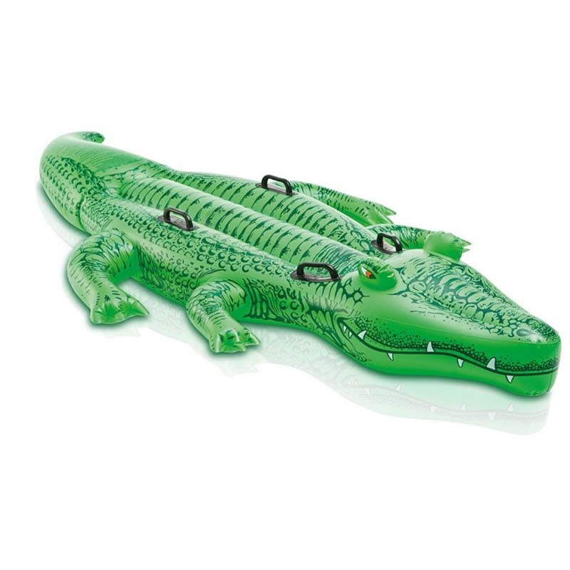 Alligator Crocodile Gonflable Vert 90 Cm – Jouet Piscine Et Plage, Facile à Gonfler