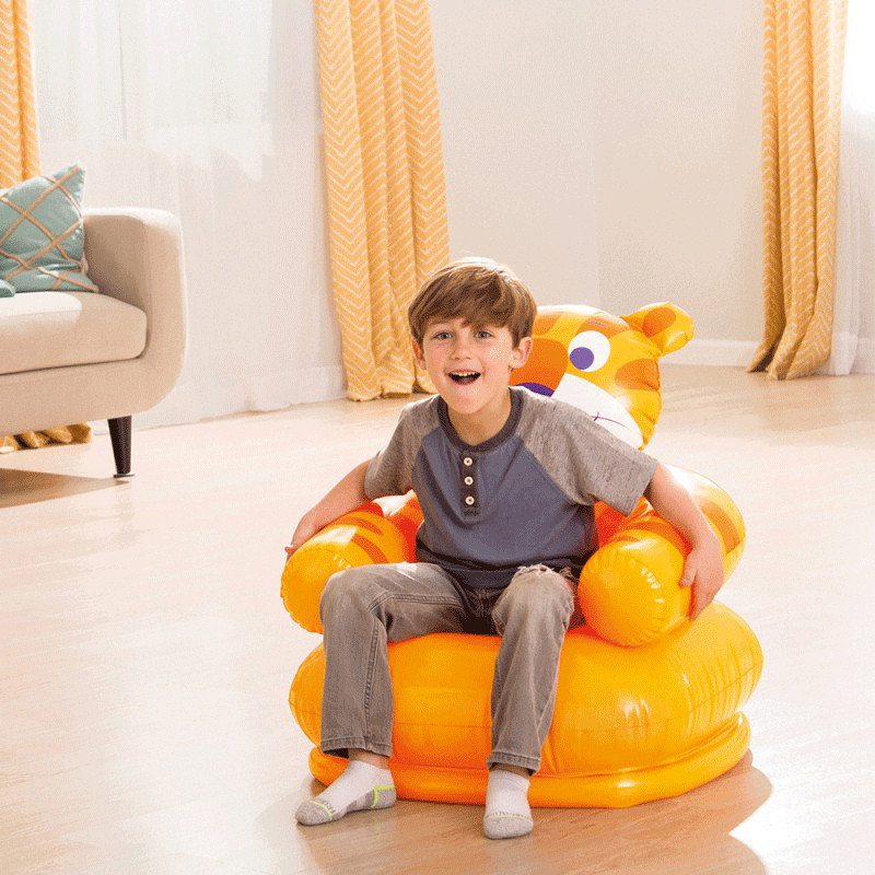 Fauteuil Gonflable Enfant Intex Happy Animal Ourson- Multi couleur